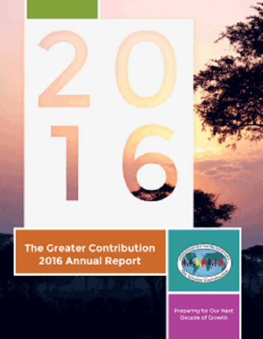 Annual report cover