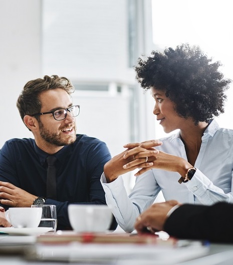 Business people having a meeting.