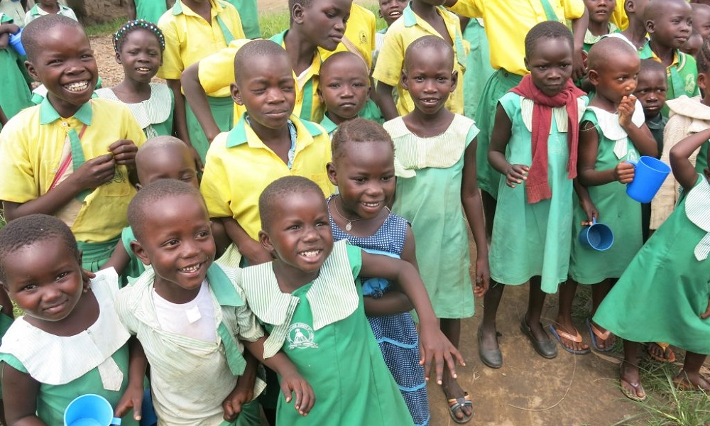 Group of children playing.